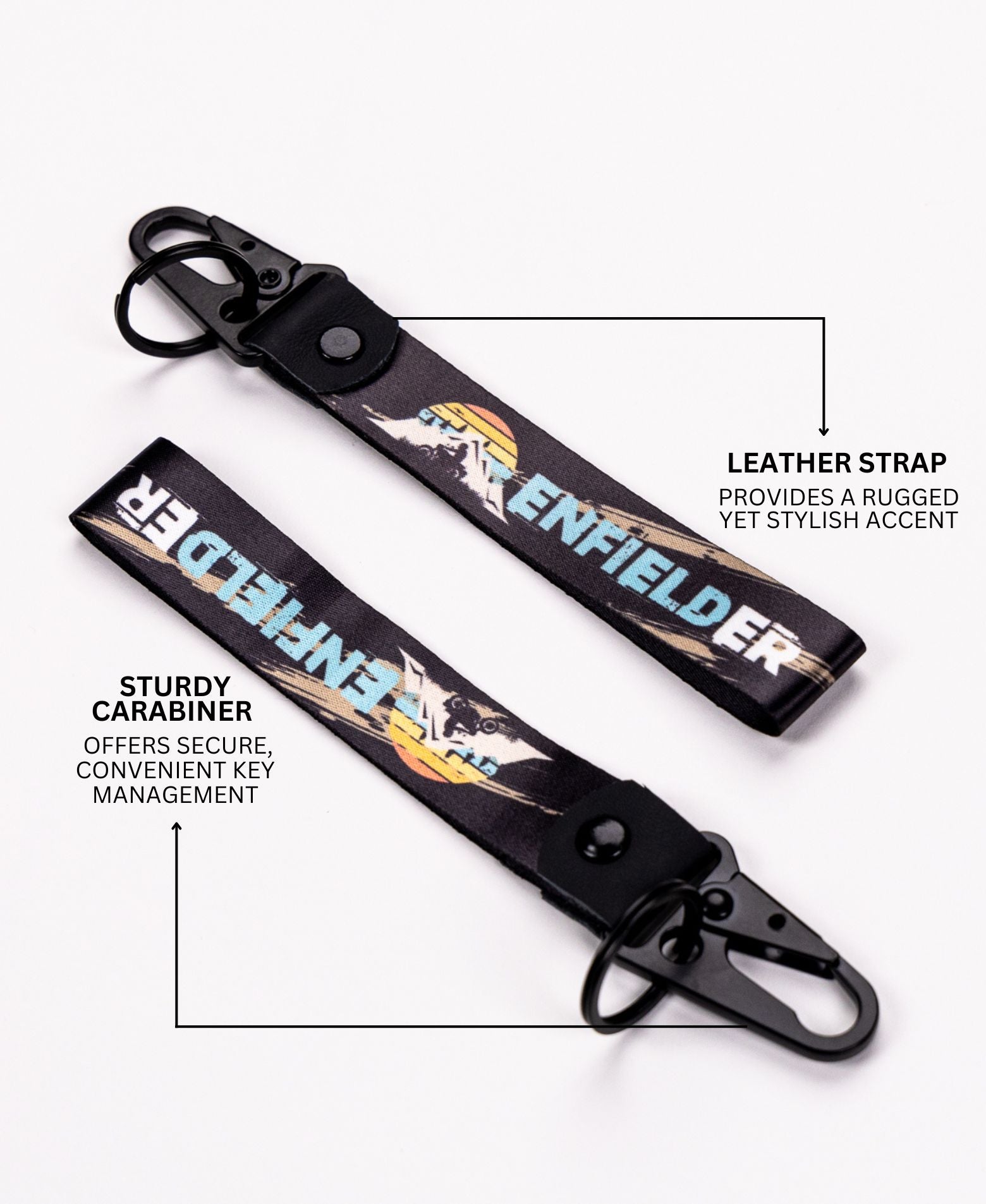 Wanderlooms Enfielder KeyTag | Bike Riding keychains